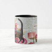 乳がんを克服した黒猫ヒーリングスリープ マグカップ (中央)