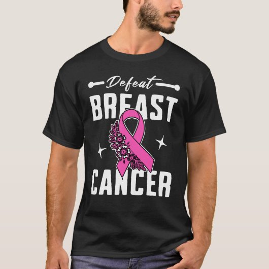 乳がんを克服しよう Tシャツ (正面)
