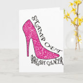 乳がんを撲滅する カード (黄色い花)