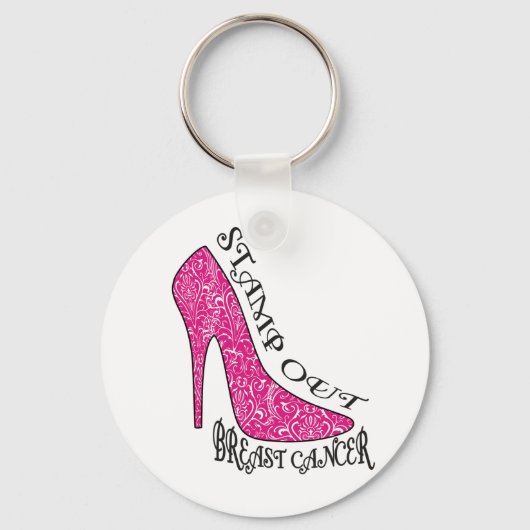 乳がんを撲滅する キーホルダー (正面)