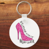 乳がんを撲滅する キーホルダー (正面)