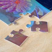 乳がんを表すコンピューターのアートワーク、 ジグソーパズル (側面)