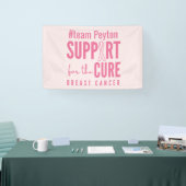 乳がんカスタム名パーソナライズされたバナー 横断幕 (トレードショー)