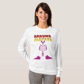 乳がんカスタム女性用ベラ+キャンバスティー Tシャツ (正面フル)