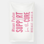 乳がんカスタム支持症候群徴候 横断幕 (縦)