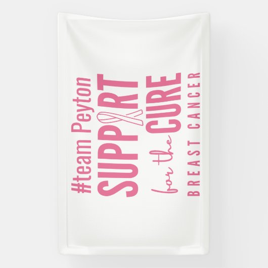 乳がんカスタム支持症候群徴候 横断幕 (縦)