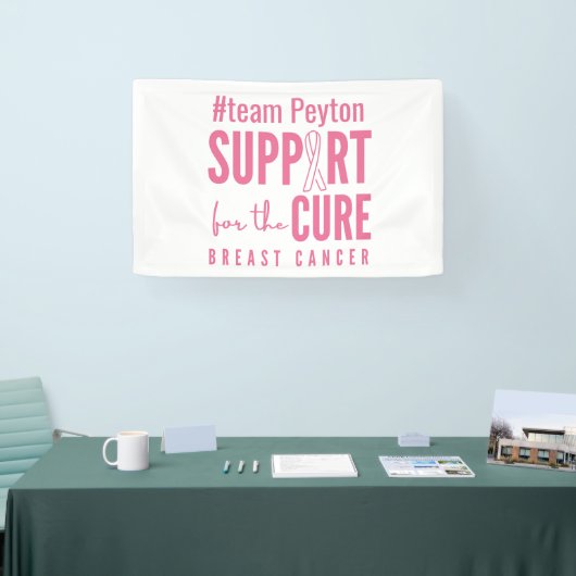 乳がんカスタム支持症候群徴候 横断幕 (トレードショー)