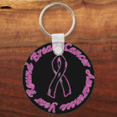 乳がんキーチェーン キーホルダー (正面)