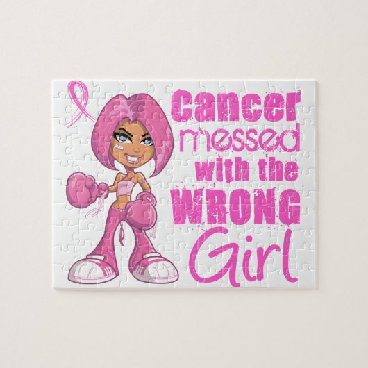 乳がんコンバットガール1 ジグソーパズル (横)