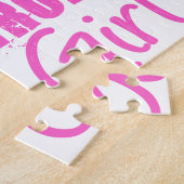 乳がんコンバットガール1 ジグソーパズル (側面)