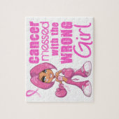 乳がんコンバットガール1 ジグソーパズル (縦)