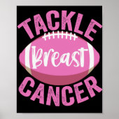 乳がんサッカーおもしろい認識度ギフトに取り組む ポスター (正面)