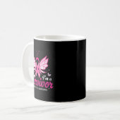 乳がんサバイバー 女性 啓発グッズ コーヒーマグカップ (正面左)