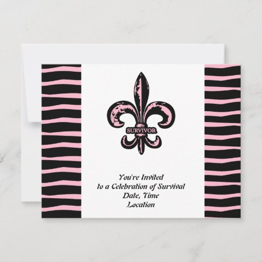 乳がんサバイバー 招待状 (正面)
