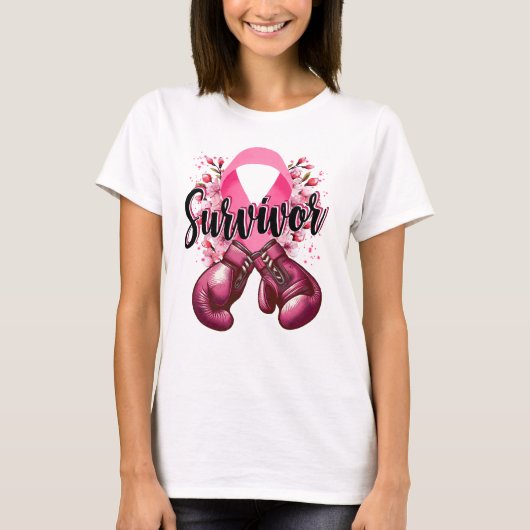 乳がんサバイバー 闘病者 Tシャツ (正面)