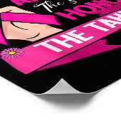 乳がんサポートを称える 乳がんを尊敬する A ポスター (角)