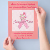 乳がんサポートチーム チラシ (手)