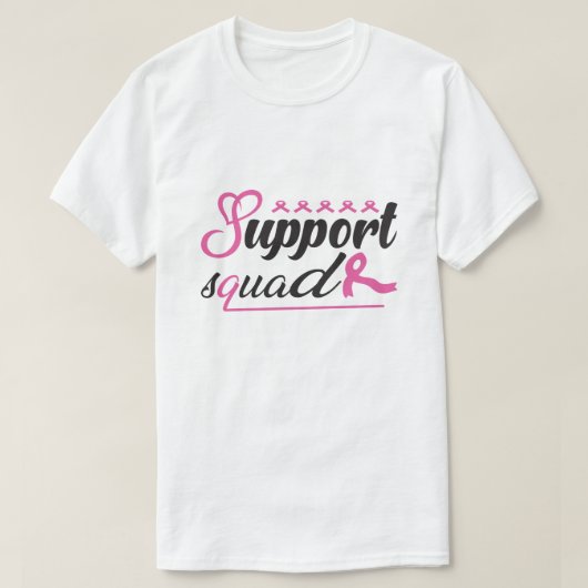 乳がんサポートチーム 乳がんサバイバー Tシャツ (デザイン正面)