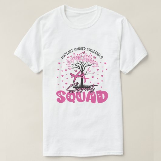 乳がんサポートチーム 乳がんサバイバー Tシャツ (デザイン正面)