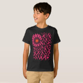 乳がんサポートフラワー Tシャツ (正面フル)