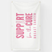 乳がんサポート治療バナー屋外サイン 横断幕 (縦)