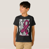 乳がんサポート ピンク乳がん啓発 Tシャツ (正面フル)