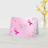 乳がんサポート，勇気付けられる，エンパワーメント カード (黄色い花)