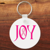 乳がんジョイキーチェーン キーホルダー (正面)