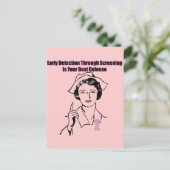 乳がんスクリーニング ポストカード (スタンド正面)