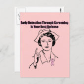 乳がんスクリーニング ポストカード (正面/裏面)