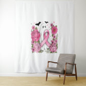 乳がんハロウィーン幽霊ボホ タペストリー (インサイチュ)