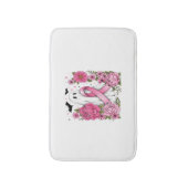 乳がんハロウィーン幽霊ボホ バスマット (正面縦)