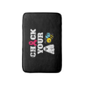 乳がんハロウィーン バスマット (正面縦)