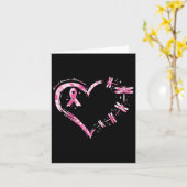 乳がんハートトンボ認識度女性Ki カード (黄色い花)