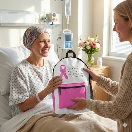 乳がんバックパックの強化 プリントバックパック