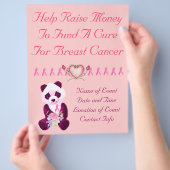 乳がんパンダ熊 チラシ (手)