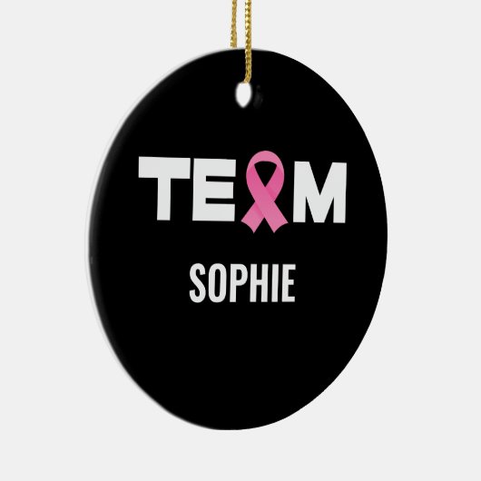 乳がんパーソナライズされた支援チーム認識度  セラミックオーナメント (右)