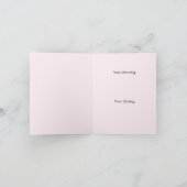 乳がんピンクリボンサンキューカード サンキューカード (内部)