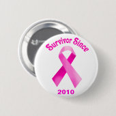 乳がんピンクリボンボタン 缶バッジ (正面&裏面)