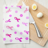 乳がんピンクリボン キッチンタオル (四つ折り)