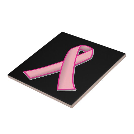 乳がんピンクリボン タイル (側面)