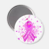 乳がんピンクリボン マグネット (正面/裏面)