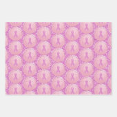 乳がんピンクリボン ラッピングペーパーシート (正面2)