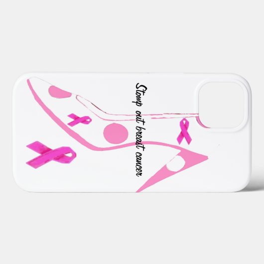 乳がんピンクリボン Case-Mate iPhoneケース (裏面 (横))