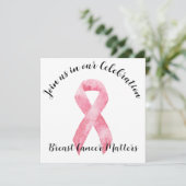 乳がんピンクリボンChemoパーティー端 招待状 (スタンド正面)