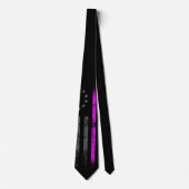 乳がんピンク線ヴィンテージベツイロス国旗 ネクタイ (正面)