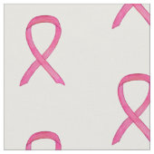 乳がんピンク認識度リボンのアート素材 ファブリック (クローズアップ)