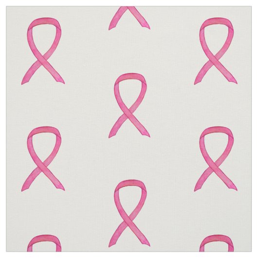 乳がんピンク認識度リボンのアート素材 ファブリック (見本)