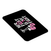 乳がんボクシング手袋彼女は私の戦いwom マグネット (右側)