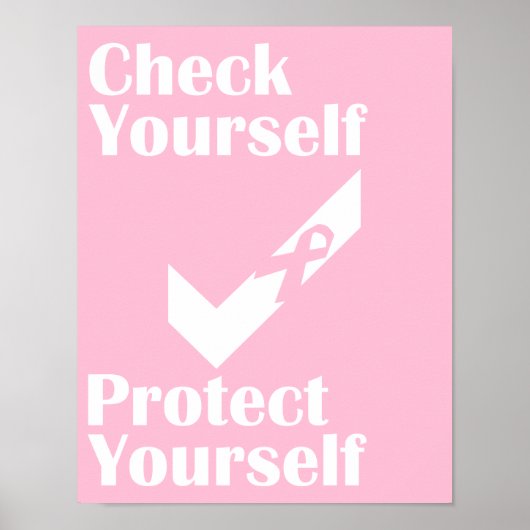 乳がんポスターを確認する ポスター (正面)